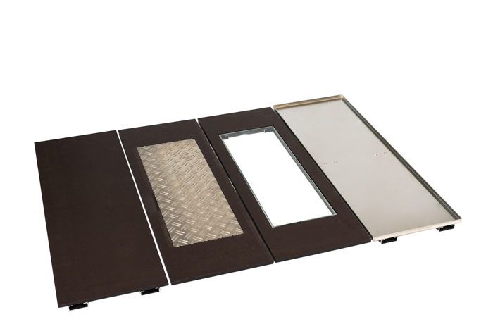 Footboard screen printing plate with ribbed alu